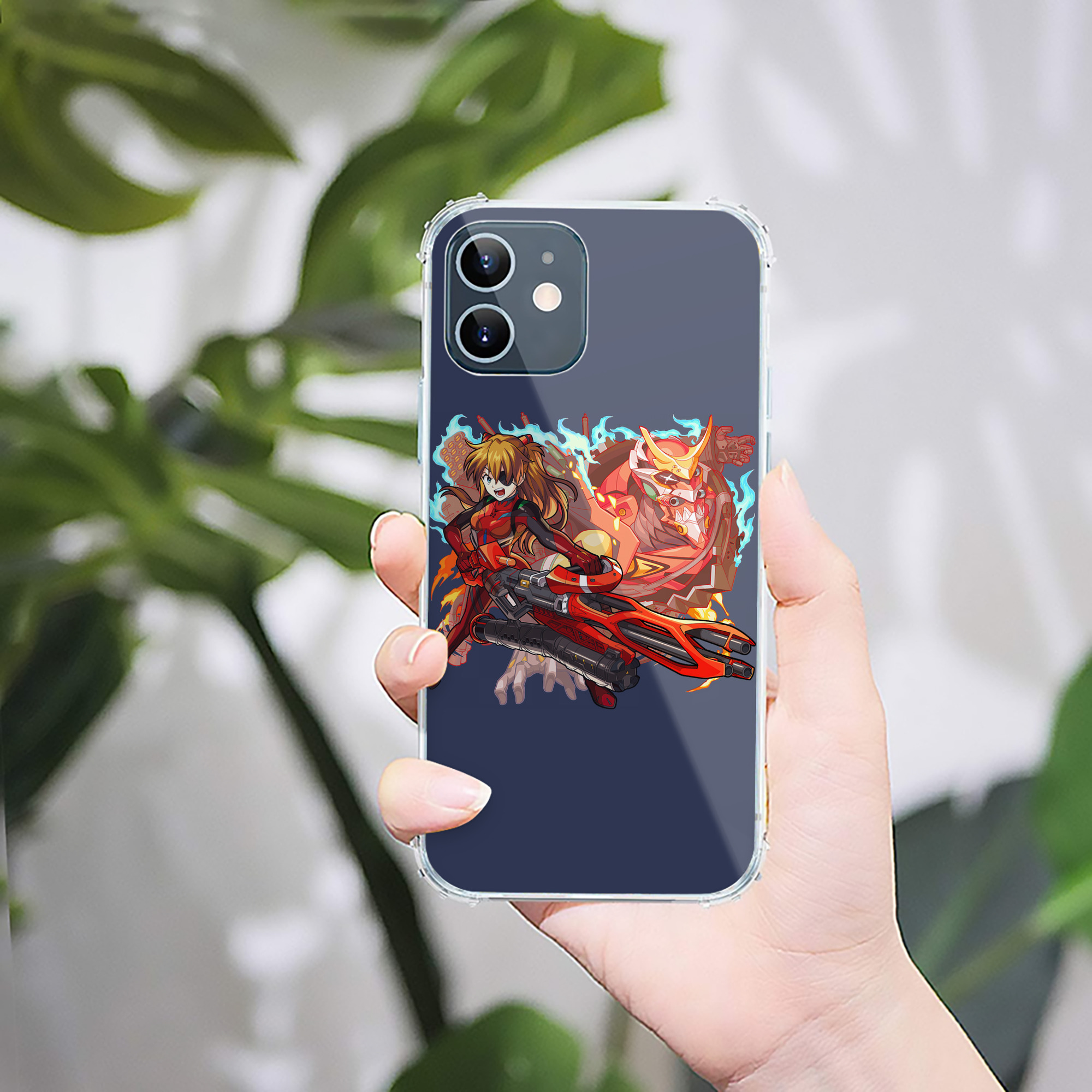 （画像用） EVA 新世紀エヴァンゲリオン 【iPhone 12シリーズ対応】透明スマホケース（クリアソフトケース）